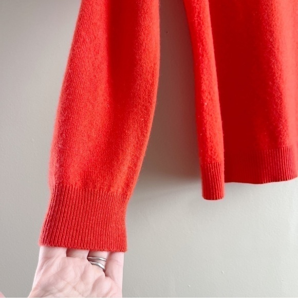 Lauren‎ Ralph Lauren Cashmere Wool Blend Crewneck Sweater in Red, Size Small - Picture 6 of 9